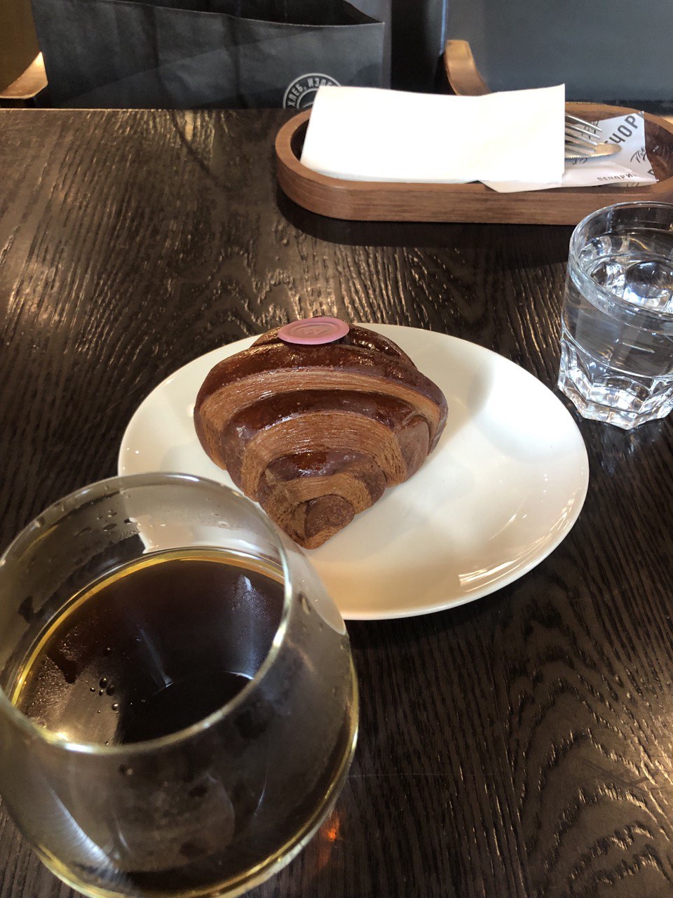 шоколадный круассан