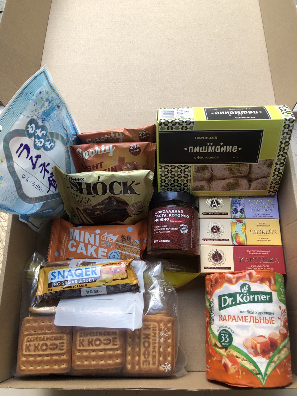 коробочка со сладостями